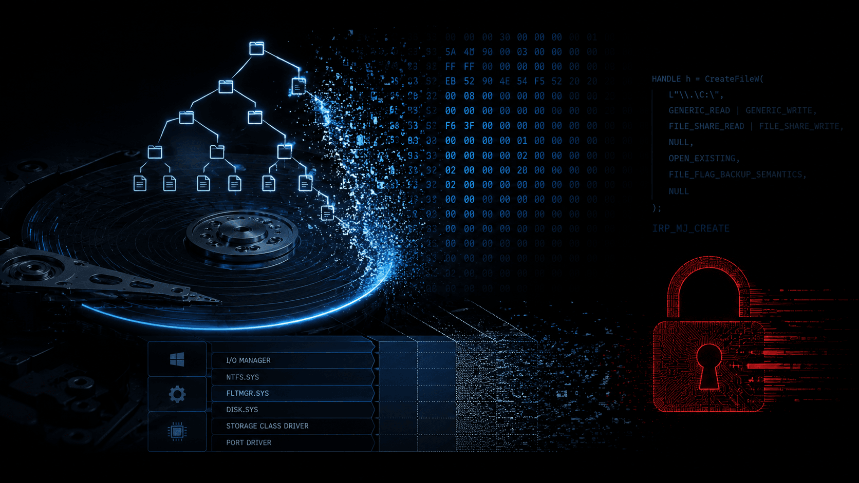 SAM-EXFIL: Credential Extraction via Raw NTFS Volume Reads